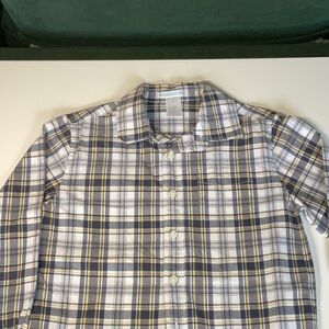 Janie and Jack Plaid Button-Up Shirt